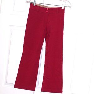 Ponny Tail Pin Stripe Magenta Pants Women Size Small